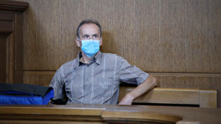 Валентин Димитров в съда, 4 август 2022 г.