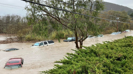 Наводнение в Моро Бей, Калифорния, 9 януари 2023 г.