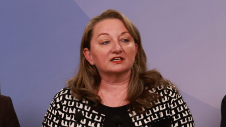 Народният представител от ГЕРБ-СДС Деница Сачева прави изявление в НС -  30 октомври 2025 г.