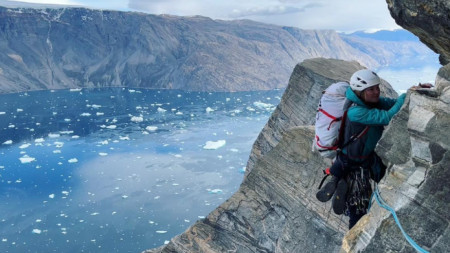 Премиерно бигуол изкачване в Гренландия