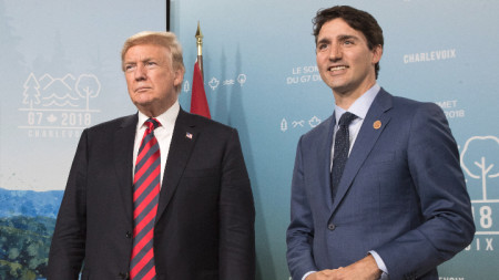 Споразумението за отмяната на митата бе обявено след телефонен разговор между премиера на САЩ Доналд Тръмп и канадския премиер Джъстин Трюдо.