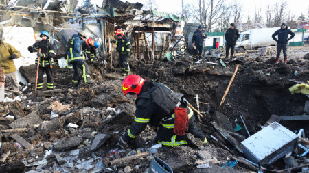 Ракетен удар срещу пазар в Шевченкове, Донецка област, 9 януари 2023 г.