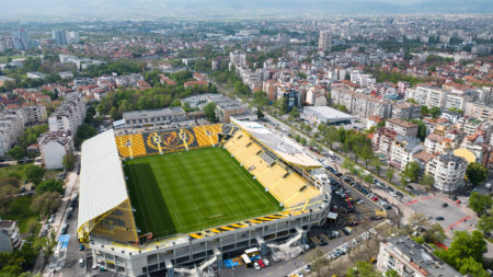 Новият стадион в Пловдив