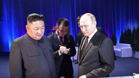 Ким Чен-ун и Владимир Путин