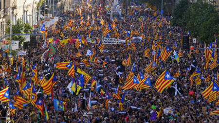Шествието за Диада в Барселона, 11 септември 2022 г.