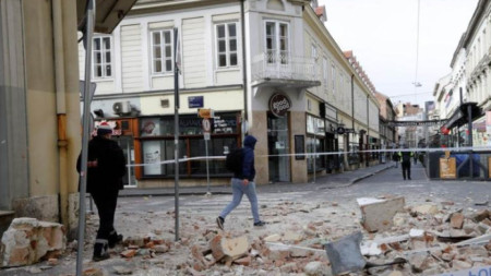 Силно земетресение от над 6 по Рихтер в Хърватия