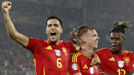 Футболистите на Испания изиграха страхотен мач срещу състава на Грузия