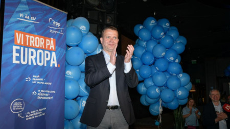 Лидерът на Национална коалиционна партия във Финландия Петери Орпо е доволен от резултата на евровота.