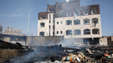 Въздушен удар на саудитските сили в Йемен