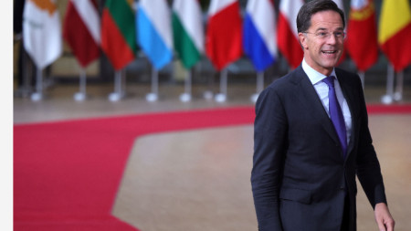Mark Rutte at the European Council meeting in Brussels, 26 October, 2023