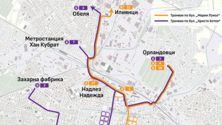 Нова трамвайна линия №27 ще свързва кв Манастирски ливади Борово