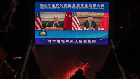 Президентите на САЩ и Китай - Джо Байдън и Си Цзинпин