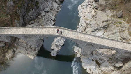 Дяволският мост над река Арда в община Ардино, област Кърджали