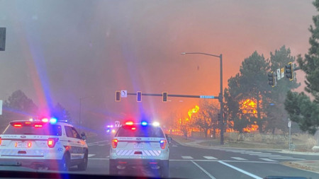Горския пожар край Денвър, Колорадо