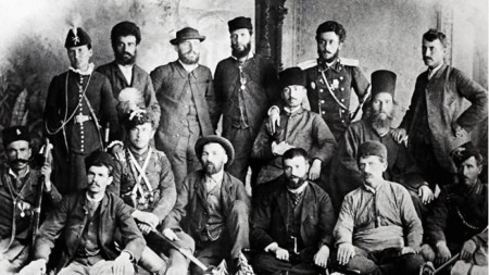 Membres du Comité central révolutionnaire secret bulgare, Plovdiv, été 1885