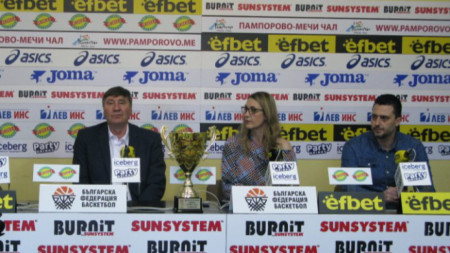 Президентът на БФ Баскетбол Георги Глушков представи новия мениджър Развитие