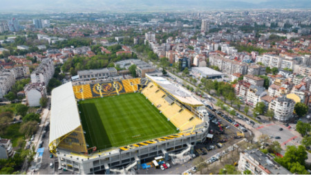 The new stadium in Plovdiv Hristo Botev