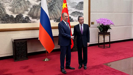Сергей Лавров и Ван И в Пекин, 9 април 2024 г.