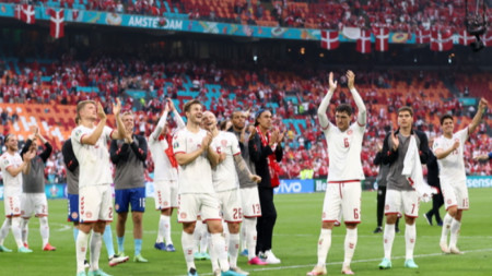 Отборът на Дания е първият четвъртфиналист на европейското първенство по