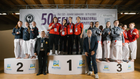 Карате клуб „Арес“ с впечатляващи резултати на 50-то европейско първенство по Вадо-Кай карате