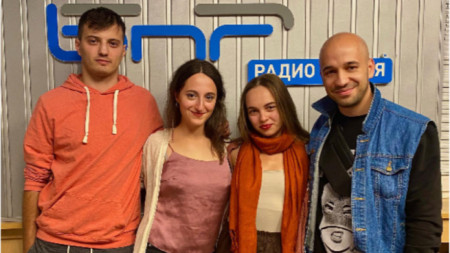 Антон Димитрачков, Емилия Тончева, Ралица Нейкова и водещият Кристиян Илиев