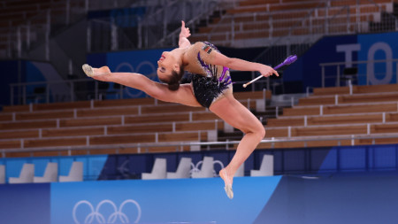 Катрин Тасева на олимпийския турнир.
