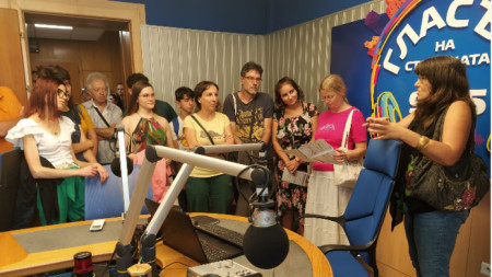 В студиото на Радио София