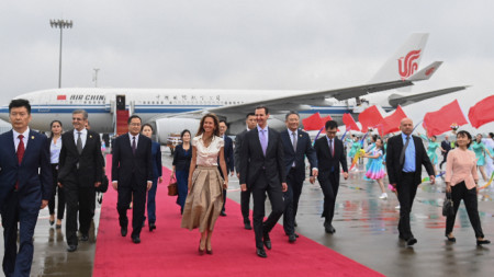 Башар и Асма Асад пристигат в Китай -  21 септември 2023 г.