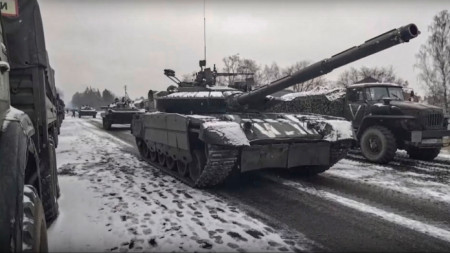 Руски военни части по пътя към Киев, 7 март 2022 г.