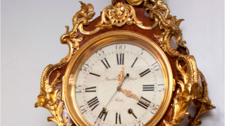Часовник, изработен от Жан-Пиер Латц във Франция в средата на 18-и век, включен в колекцията на Ермитажа, Санкт Петербург, Русия