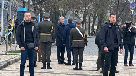 Визита на шефа на НАТО Йенс Столтенберг в Киев