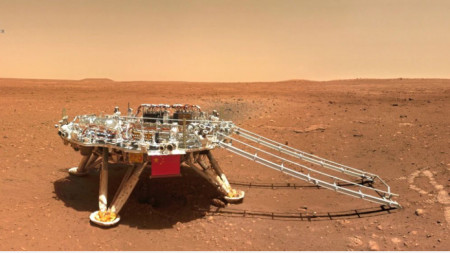 Марсоходът Чжужун е изминал общо над 410 м на повърхността