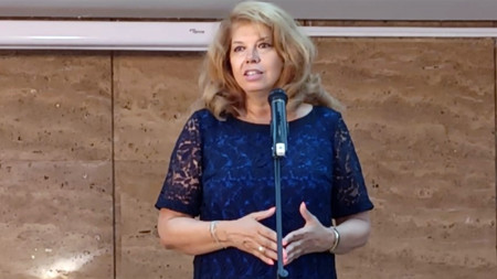 La vicepresidenta de Bulgaria, Iliana Yotova