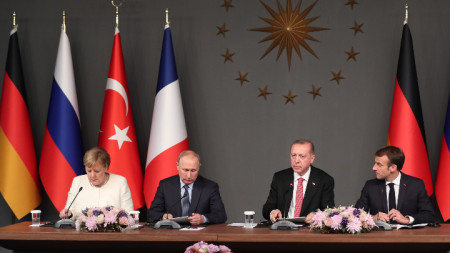 Владимир Путин, Ангела Меркел, Емануел Макрон и Реджеп Ердоган са категорични, че дипломацията е пътят към траен мир в Сирия