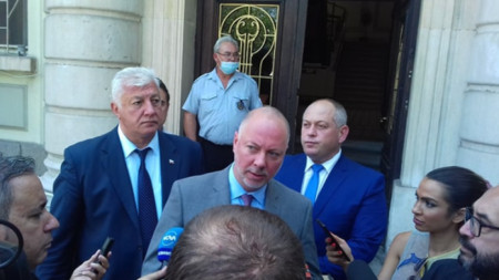 Министър Росен Желязков и кметът на Пловдив Здравко Димитров