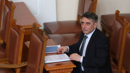 Министърът на правосъдието Данаил Кирилов в Народното събрание