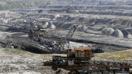 Въглищна мина край Рунцурел, Западна Румъния