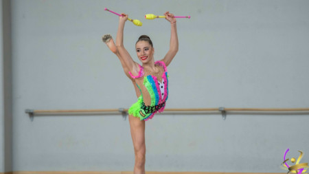 Индивидуалната гимнастичка София Иванова която до този момент се подготвяше