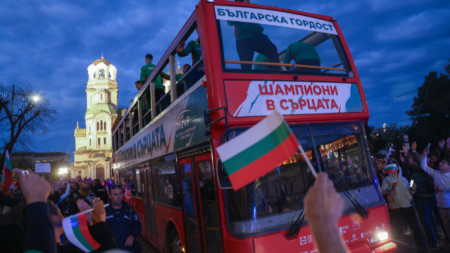 Посрещането на волейболните национали, София, 30 септември 2025 г.