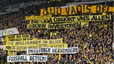 Футболните фенове в Германия не искат Бундеслигата да има инвеститор