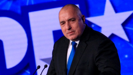 Бойко Борисов по време на Националната среща на ГЕРБ.