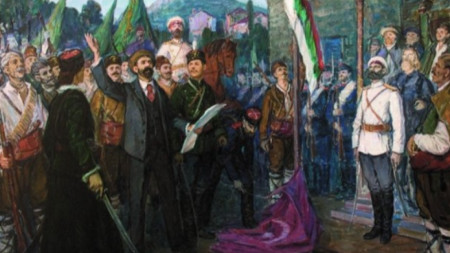 Проглашење Уједињења, сликар Атанас Жеков 