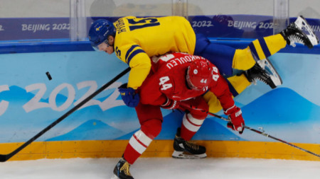 Руските и шведските хокеисти направиха истинско шоу в Пекин
