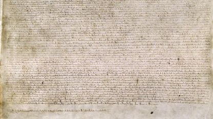 Магна харта от 1225, подписана от Хенри III