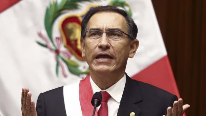  президентът на Перу Мартин Вискара
