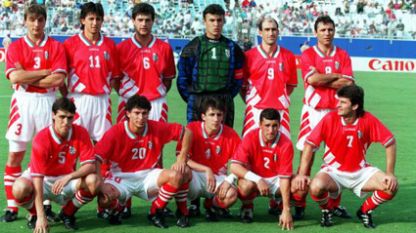 Националният отбор по футбол в САЩ презп 1994 година