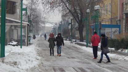 Сняг заваля отново във Видин.