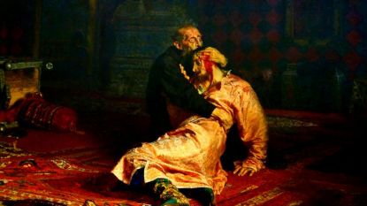Картината на Иля Репин „Иван Грозни убива сина си“
