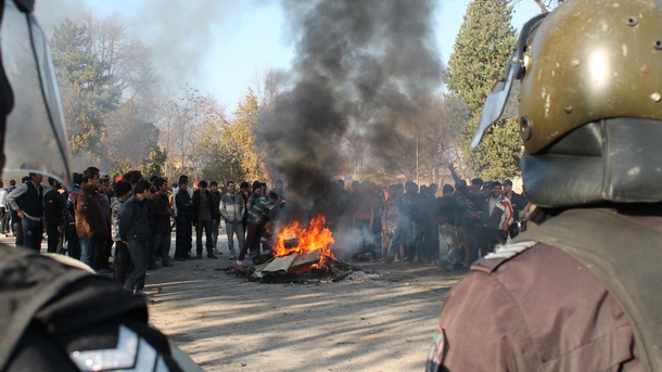 Епизод от размириците в лагера в Харманли