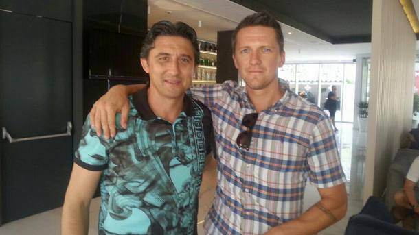Игор Томашич (вдясно) и Даниел Боримиров